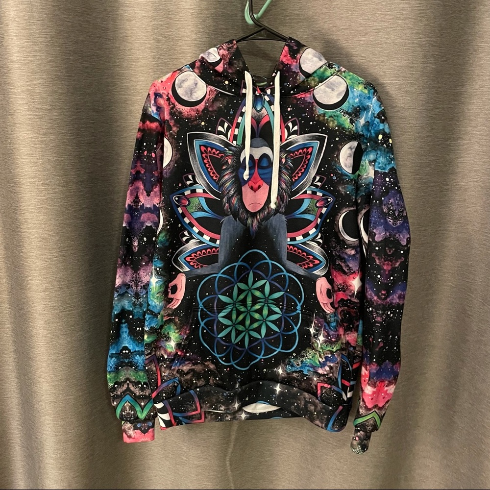 Rafiki mandala hoodie electro threads